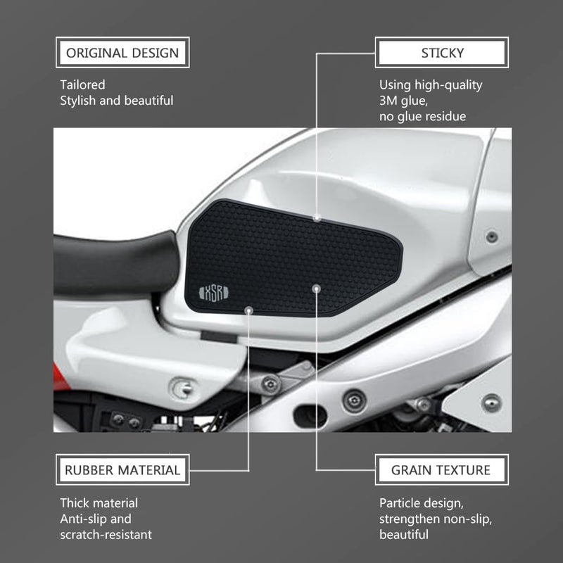 KATIE DEVI for Yamaha for Yamaha XSR900 XSR 900 xsr900 2022 Motorcycle Side Fuel Tank pad Tank Pads Protector Stickers Decal Gas Knee Grip Traction Pad Tankpad XSR900GP XSR900 GP 2023 2024 2025 - Image 2